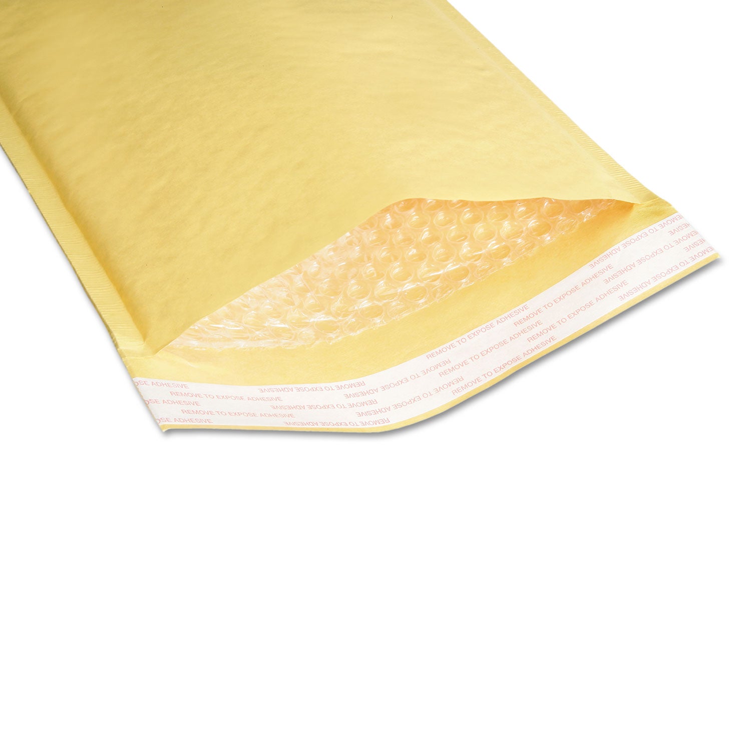 AbilityOne 8105001179866 SKILCRAFT Sealed Air Jiffylite Mailer, #1, Bubble Cushion, Self-Adhesive Closure, 7.25 x 12, Gold Kraft, 100/BX