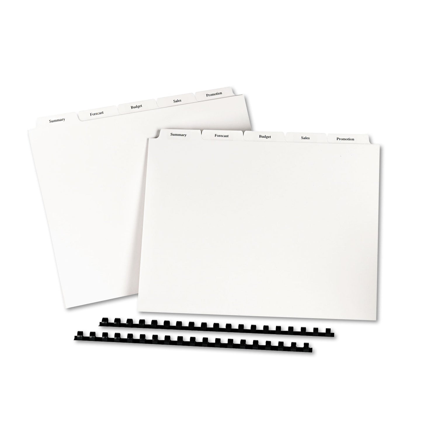 Avery Customizable Print-On Dividers, Unpunched, For Xerox 5090 Copiers, 5-Tab, 11 x 8.5, White, 30 Sets (20405)