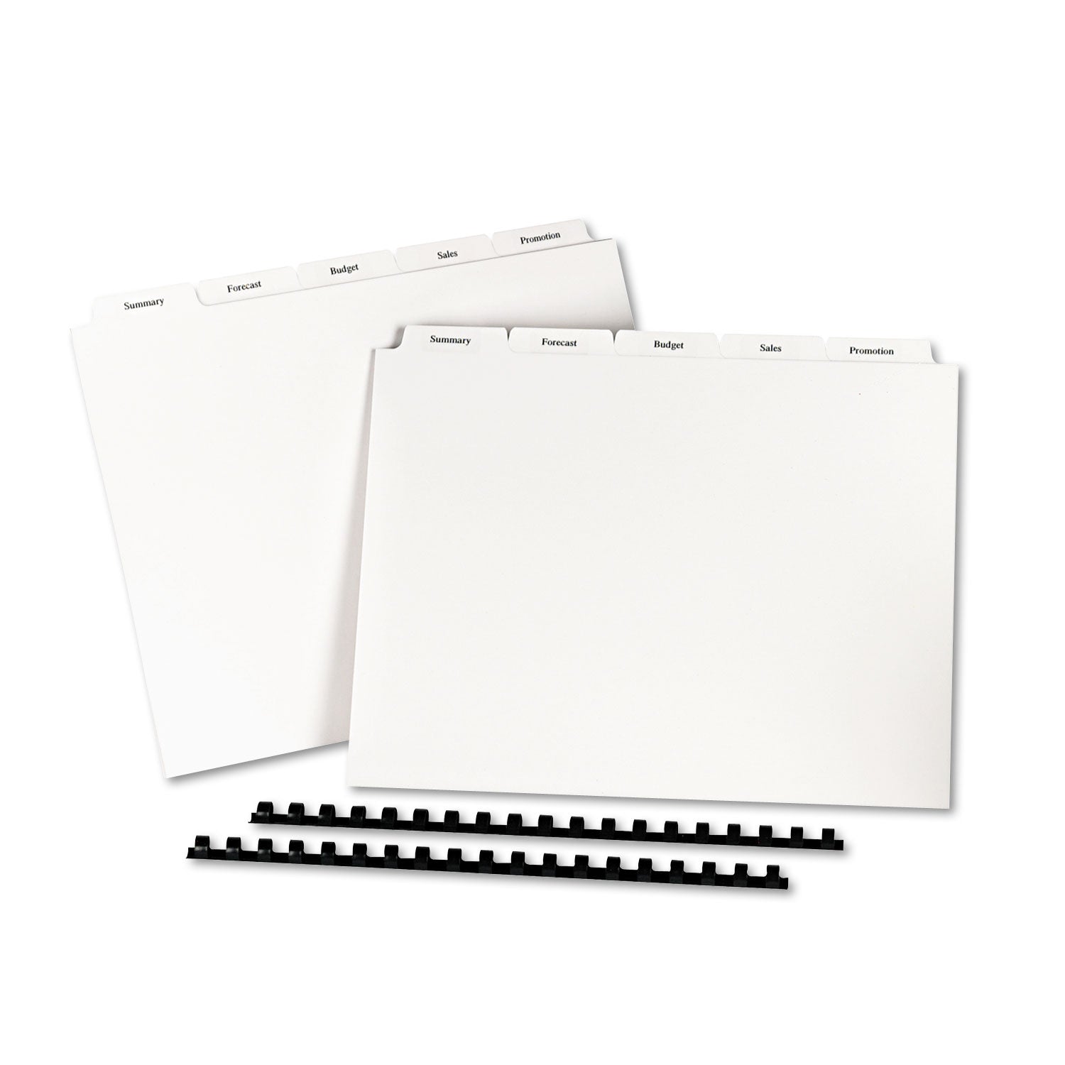 Avery Customizable Print-On Dividers, Unpunched, For Xerox 5090 Copiers, 5-Tab, 11 x 8.5, White, 30 Sets (20405)