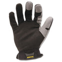 Ironclad Workforce Glove, Large, Gray/Black, Pair (WFG04L)