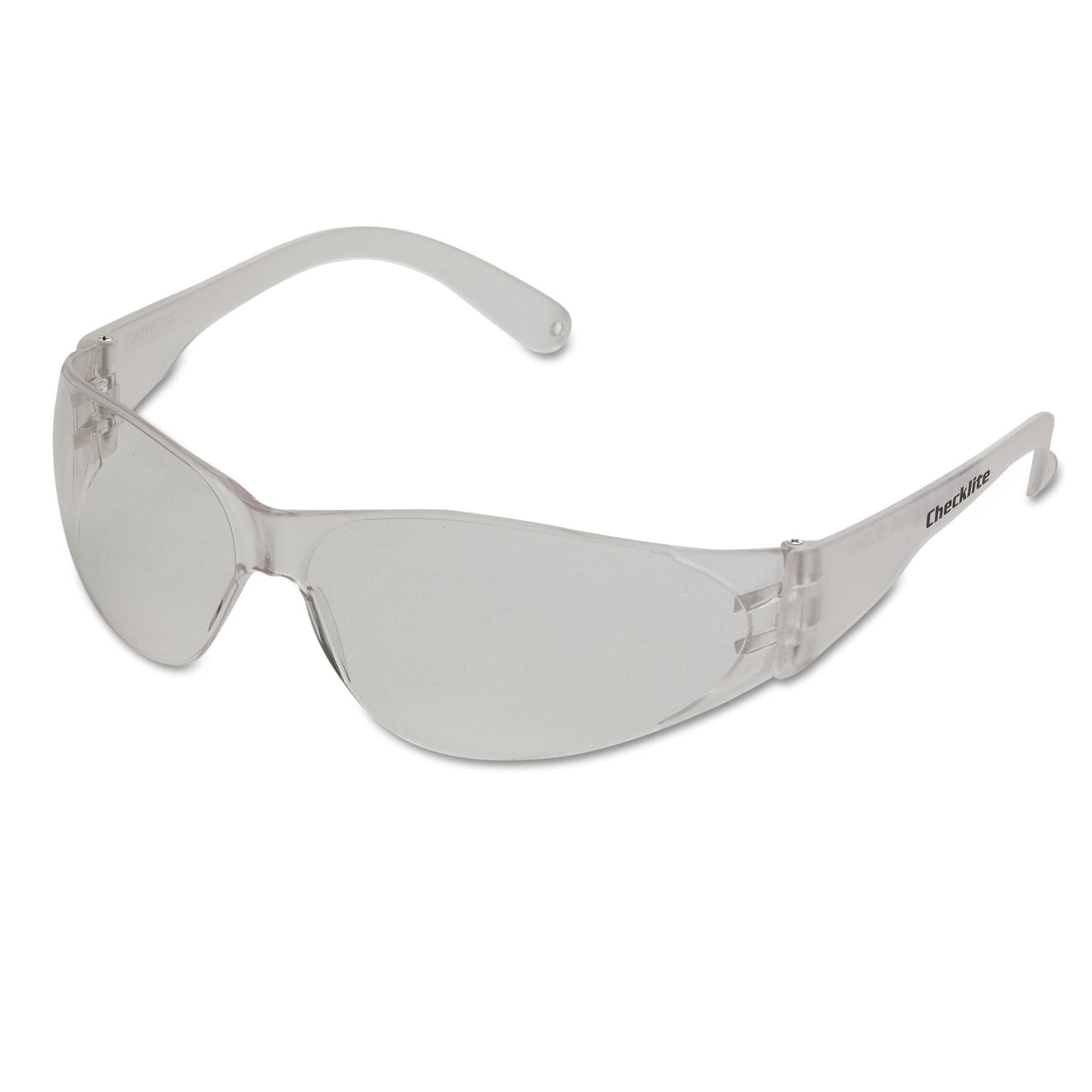 MCR Safety Checklite Safety Glasses, Clear Frame, Anti-Fog Lens (CL110AF)