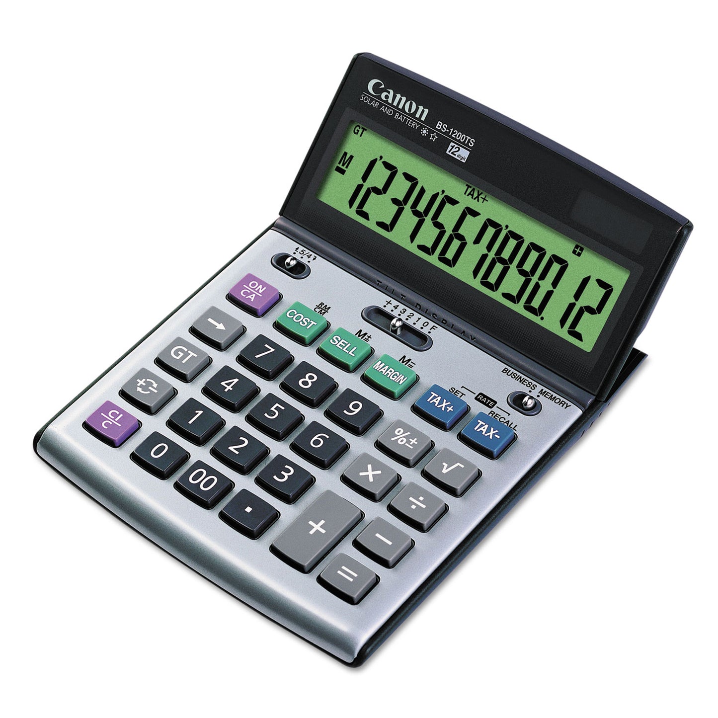 Canon BS-1200TS Desktop Calculator, 12-Digit LCD (8507A010)