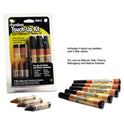 Master Caster ReStor-It Furniture Touch-Up Kit with (5) Woodgrain Markers, (3) Filler Sticks, 4.25 x 0.38 x 6.75 (18000)