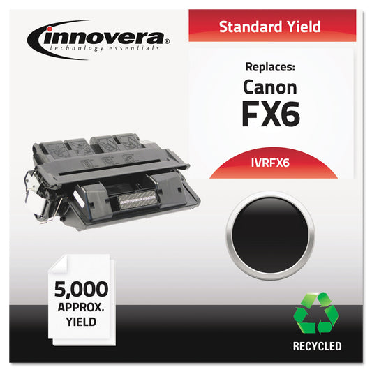 Innovera Remanufactured Black Toner, Replacement for FX-6 (1559A002AA), 5,000 Page-Yield
