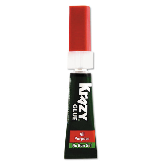 Krazy Glue All Purpose Instant Gel, 0.07 oz, Dries Clear (KG86648R)