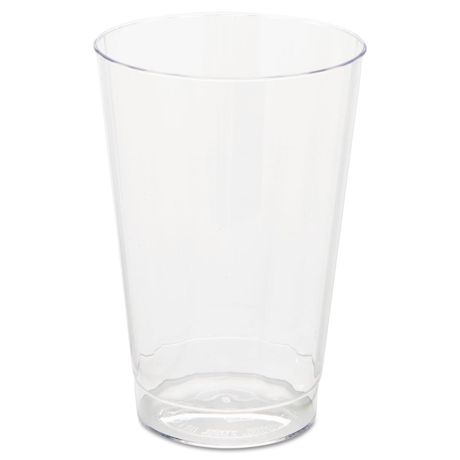 WNA Classic Crystal Plastic Tumblers, 12 oz, Clear, Fluted, Tall, 20 Pack, 12 Packs/Carton (CC12240)