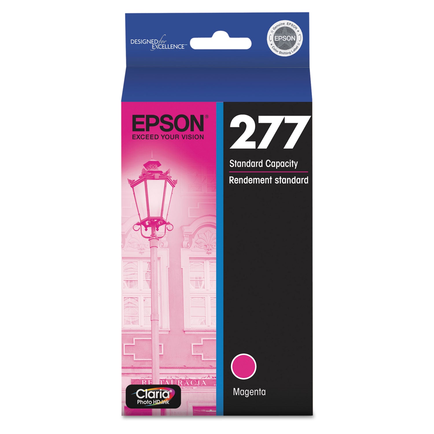 Epson T277320-S (277) Claria Ink, 360 Page-Yield, Magenta