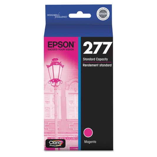 Epson T277320-S (277) Claria Ink, 360 Page-Yield, Magenta