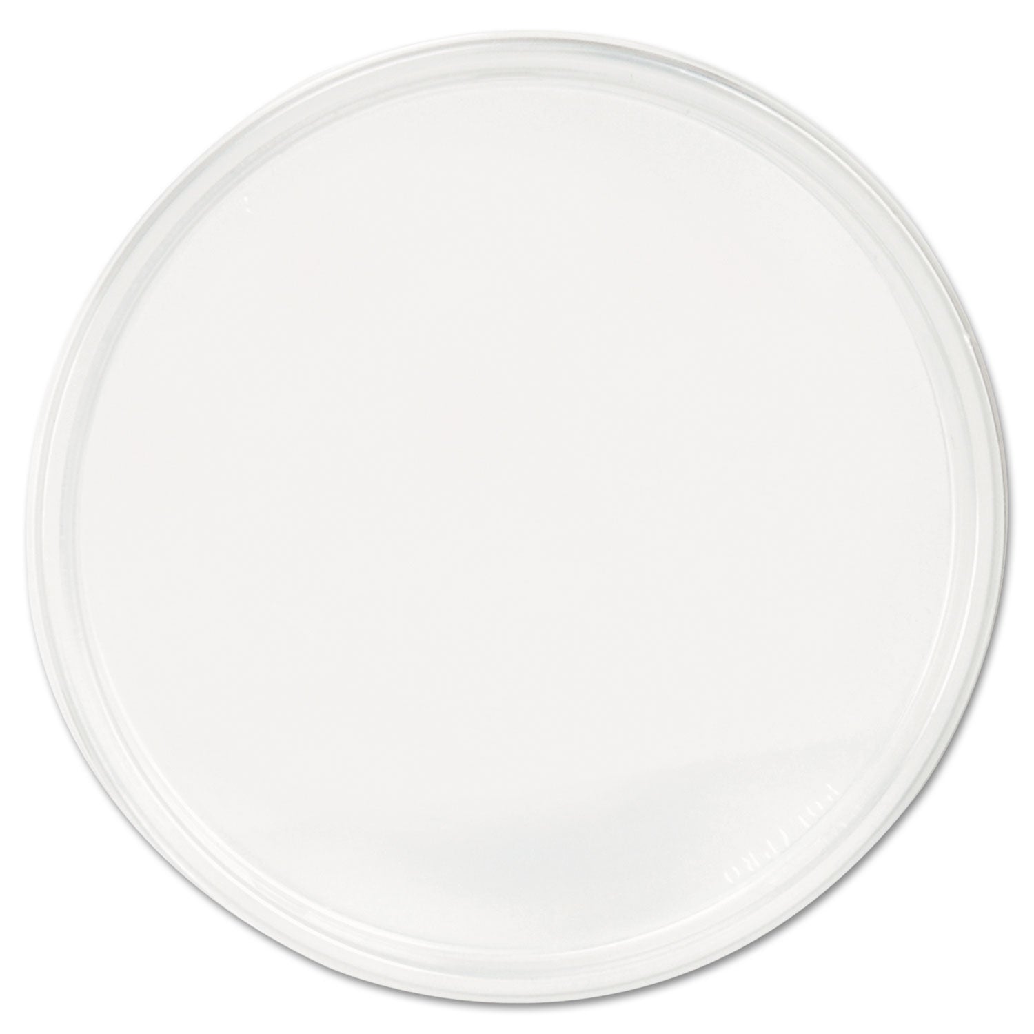 Fabri-Kal PolyPro Microwavable Deli Container Lids, Clear, Plastic, 500/Carton (PPLID)