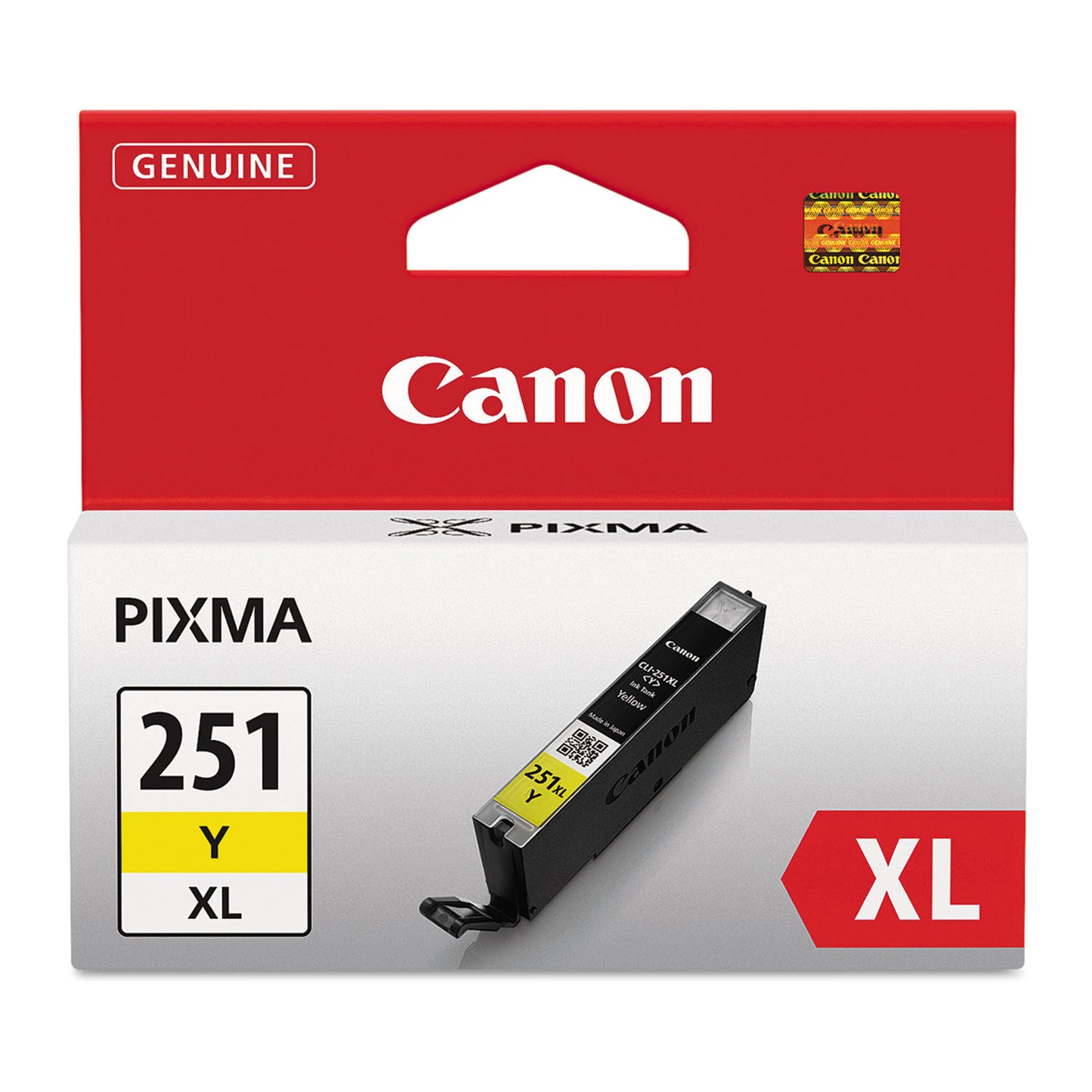 Canon 6451B001 (CLI-251XL) ChromaLife100+ High-Yield Ink, 695 Page-Yield, Yellow