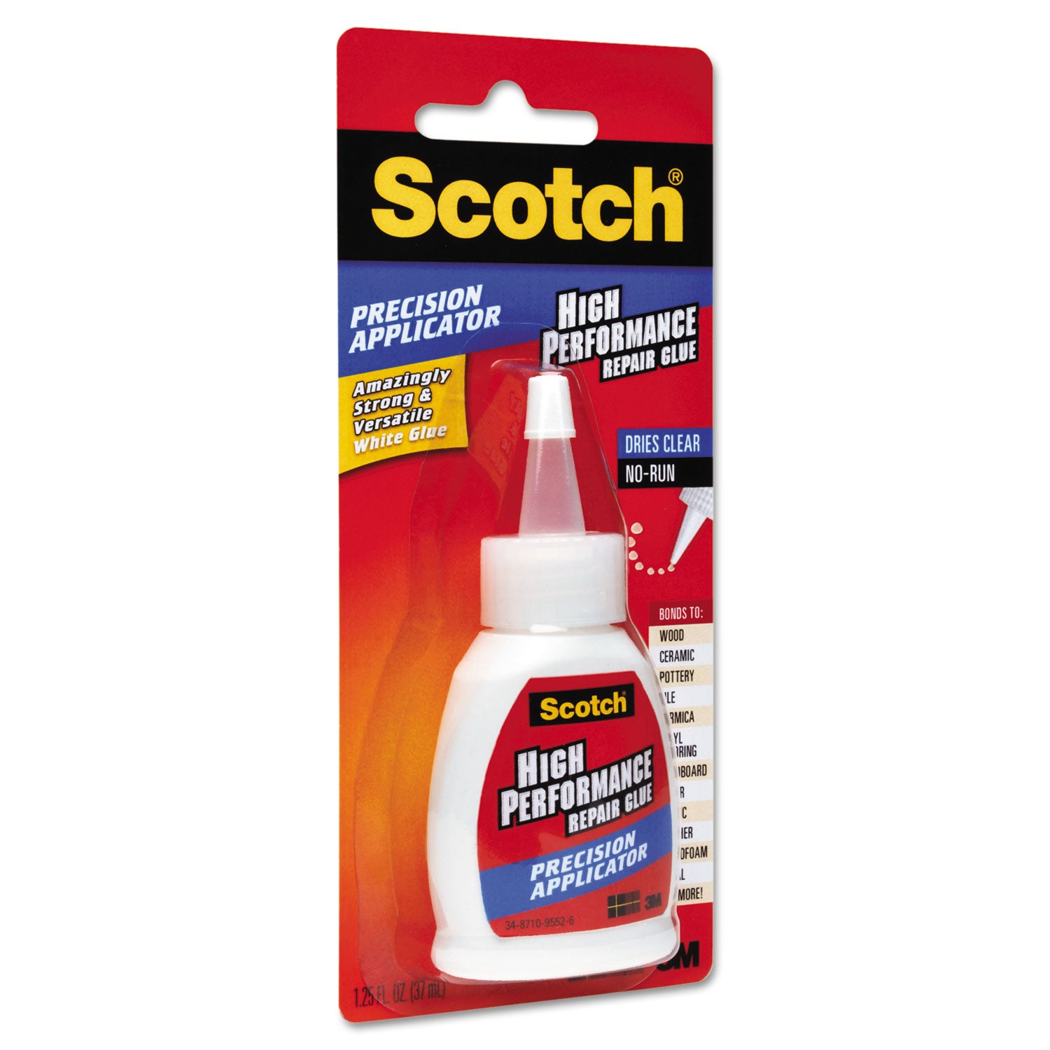 Scotch Maximum Strength All-Purpose High-Performance Repair Glue, 1.25 oz, Dries Clear (ADH669)