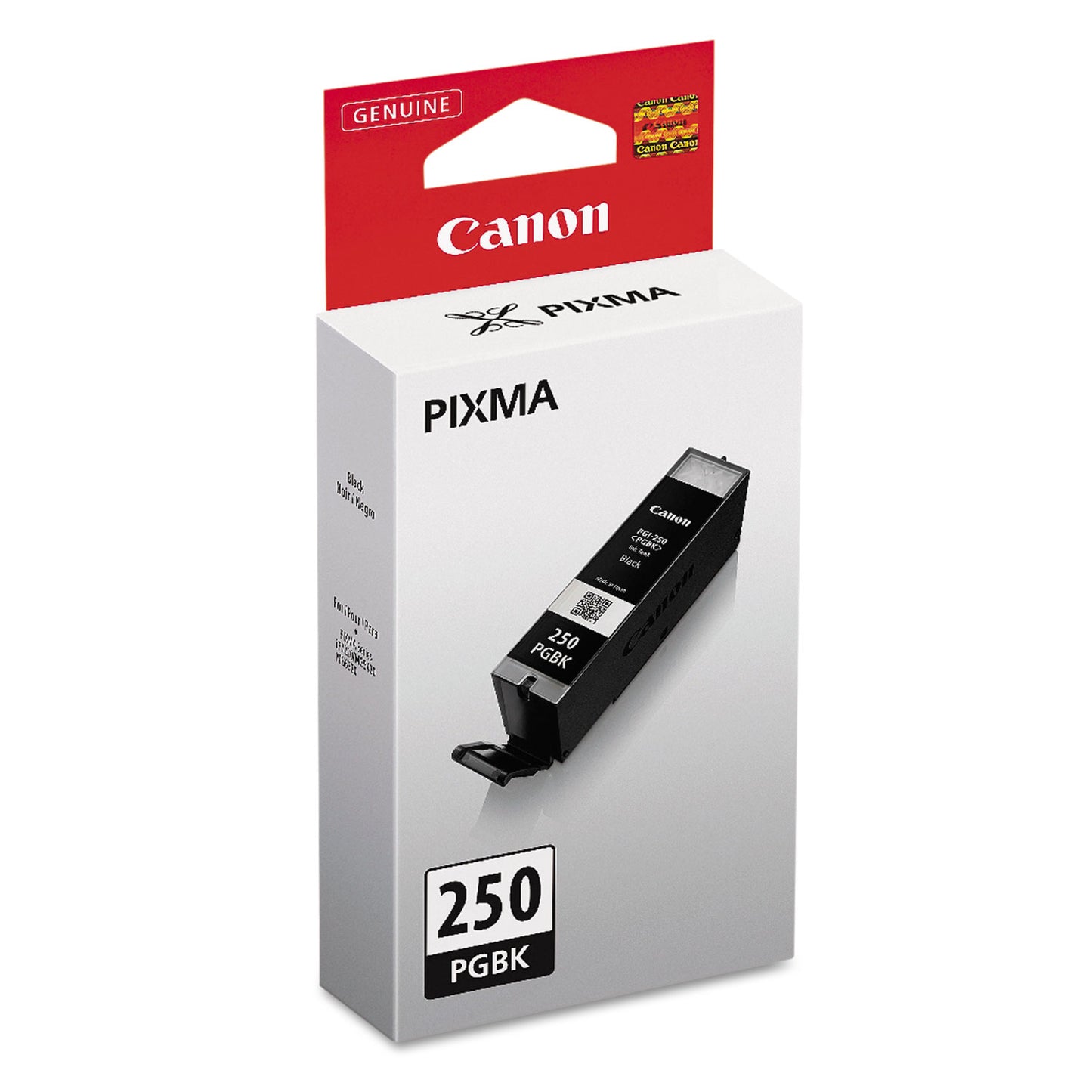 Canon 6497B001 (PGI-250) ChromaLife100+ Ink, 300 Page-Yield, Black