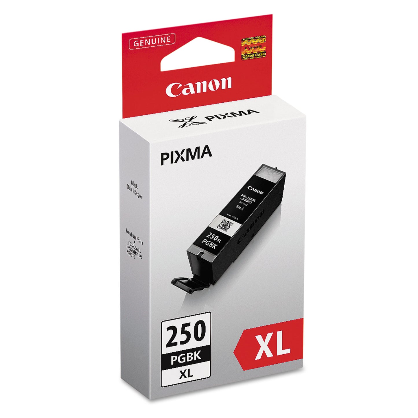 Canon 6432B001 (PGI-250XL) ChromaLife100+ High-Yield Ink, 500 Page-Yield, Black