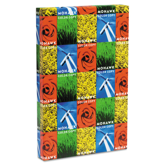 Mohawk Color Copy 98 Paper and Cover Stock, 98 Bright, 28 lb Bond Weight, 11 x 17, Bright White, 500/Ream (12206)