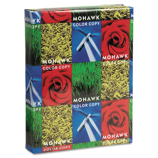 Mohawk Color Copy 98 Paper and Cover Stock, 98 Bright, 80 lb Cover Weight, 8.5 x 11, 250/Pack (12214)