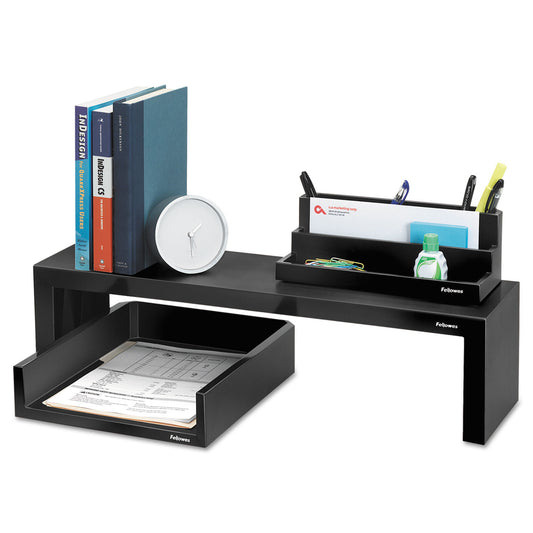 Fellowes Designer Suites Shelf, 30 lb Capacity, 26 x 7 x 6.75, Black Pearl (8038801)