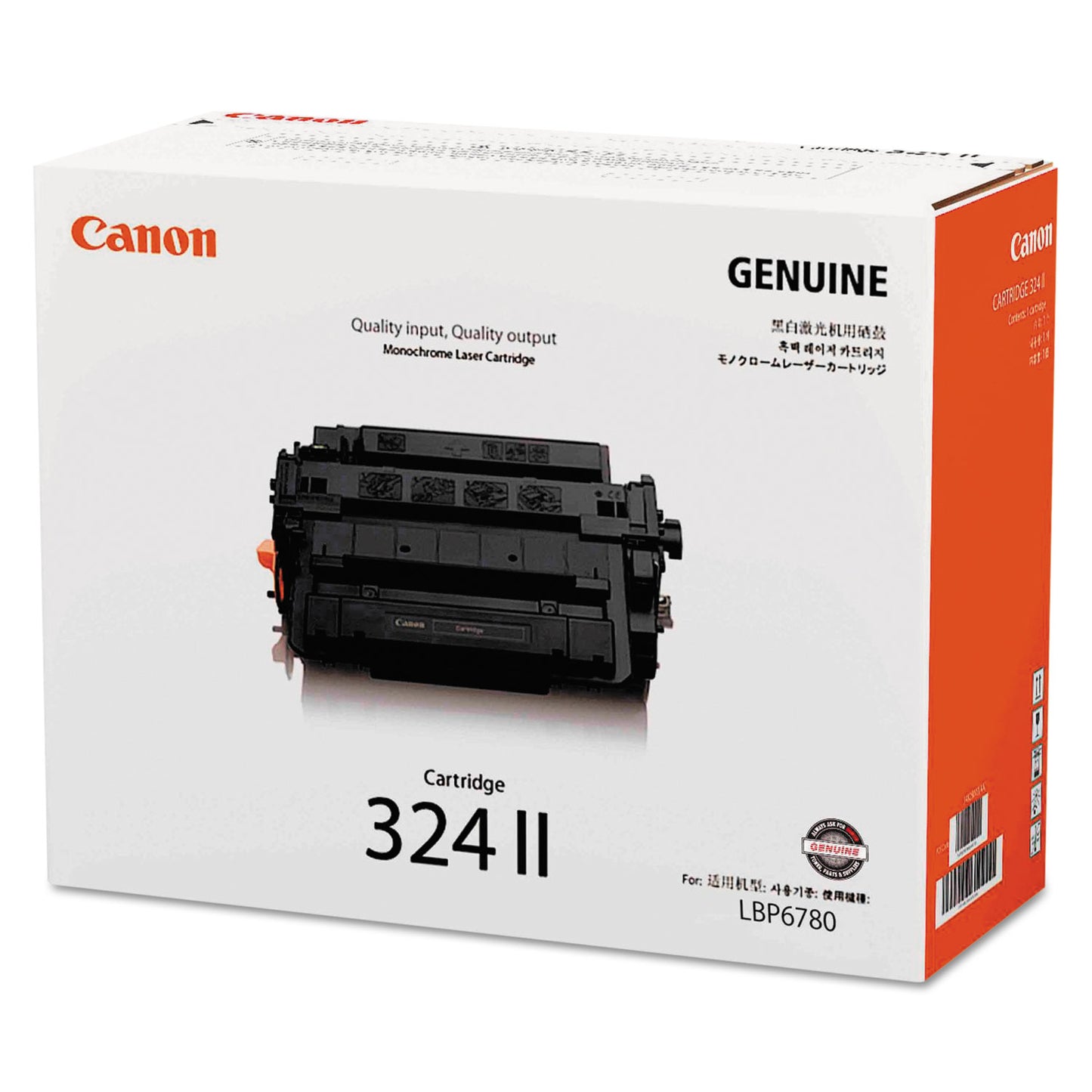 Canon 3482B003 (324LL) High-Yield Toner, 12,500 Page-Yield, Black