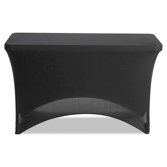 Iceberg iGear Fabric Table Cover, Polyester/Spandex, 24" x 48", Black (16511)