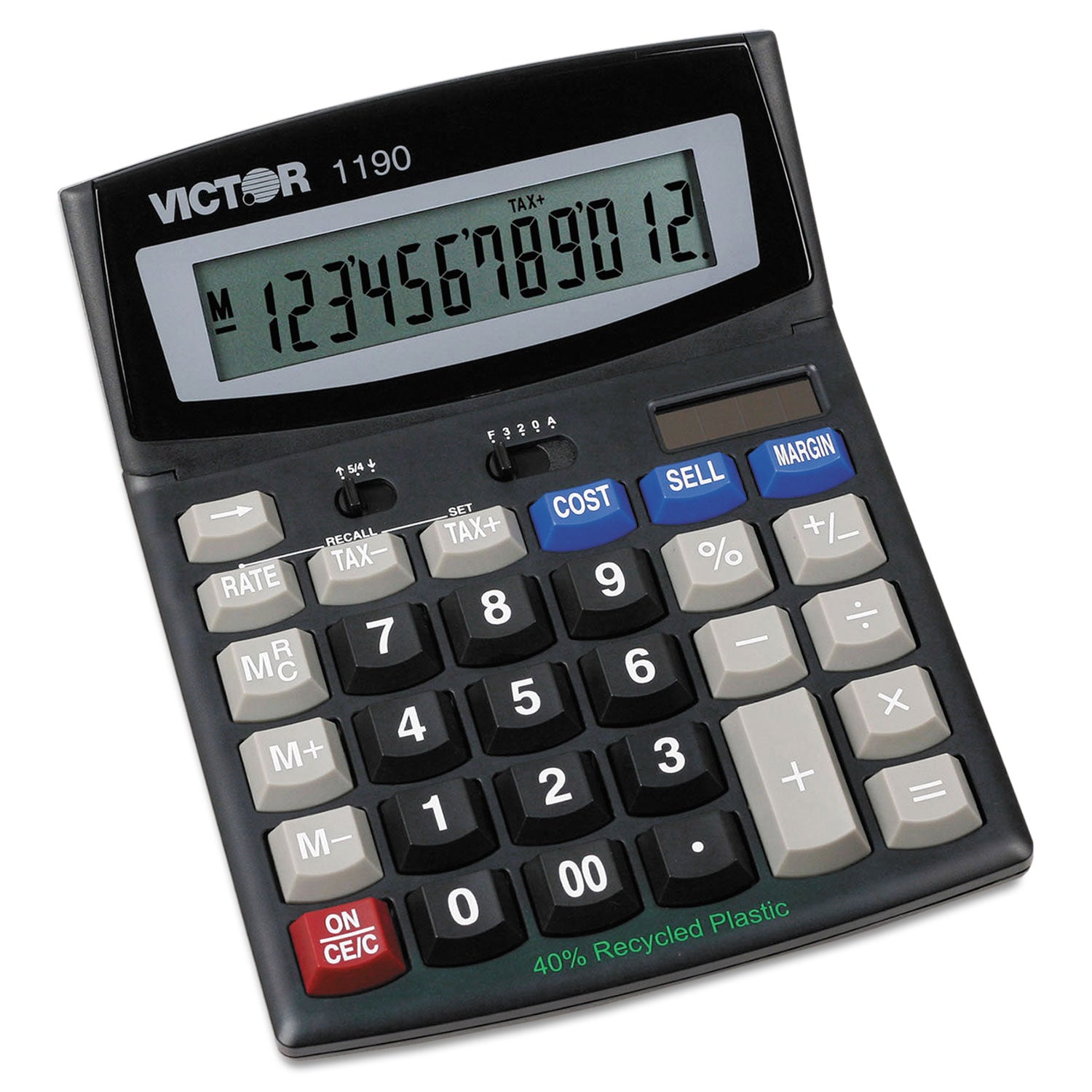 Victor 1190 Executive Desktop Calculator, 12-Digit LCD