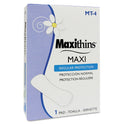 HOSPECO Maxithins Vended Sanitary Napkins #4, Maxi, 250 Individually Boxed Napkins/Carton (MT4)