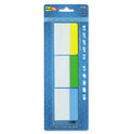 Redi-Tag Write-On Index Tabs, 1/5-Cut, Assorted Colors, 2" Wide, 30/Pack (31080)