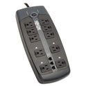 Tripp Lite Protect It! Surge Protector, 10 AC Outlets, 8 ft Cord, 2,395 J, Black (TLP1008TEL)