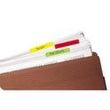 Post-it Solid Color Tabs, 1/5-Cut, Assorted Colors, 2" Wide, 24/Pack (686ALYR)