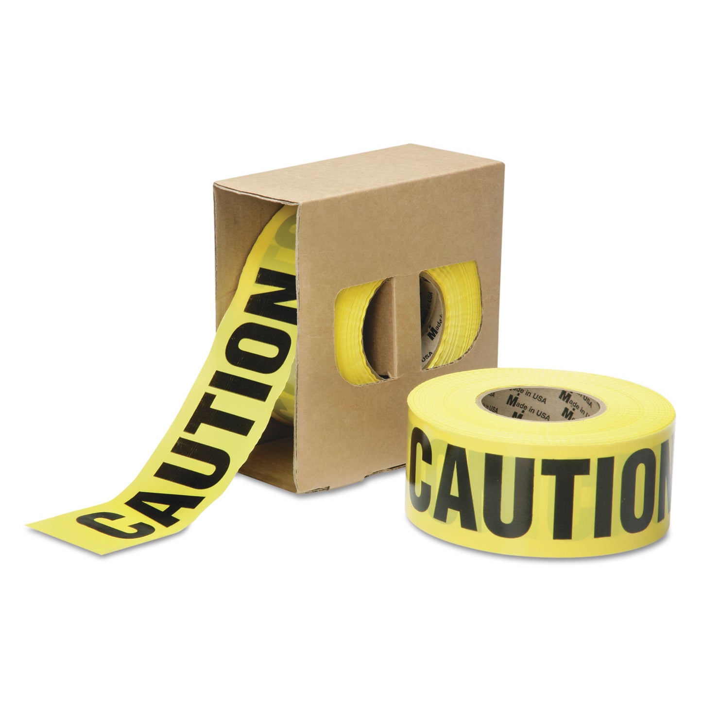 AbilityOne 9905016134243,, SKILCRAFT Barricade Tape, 3 mil Thick, 3" w x 1,000 ft, Roll