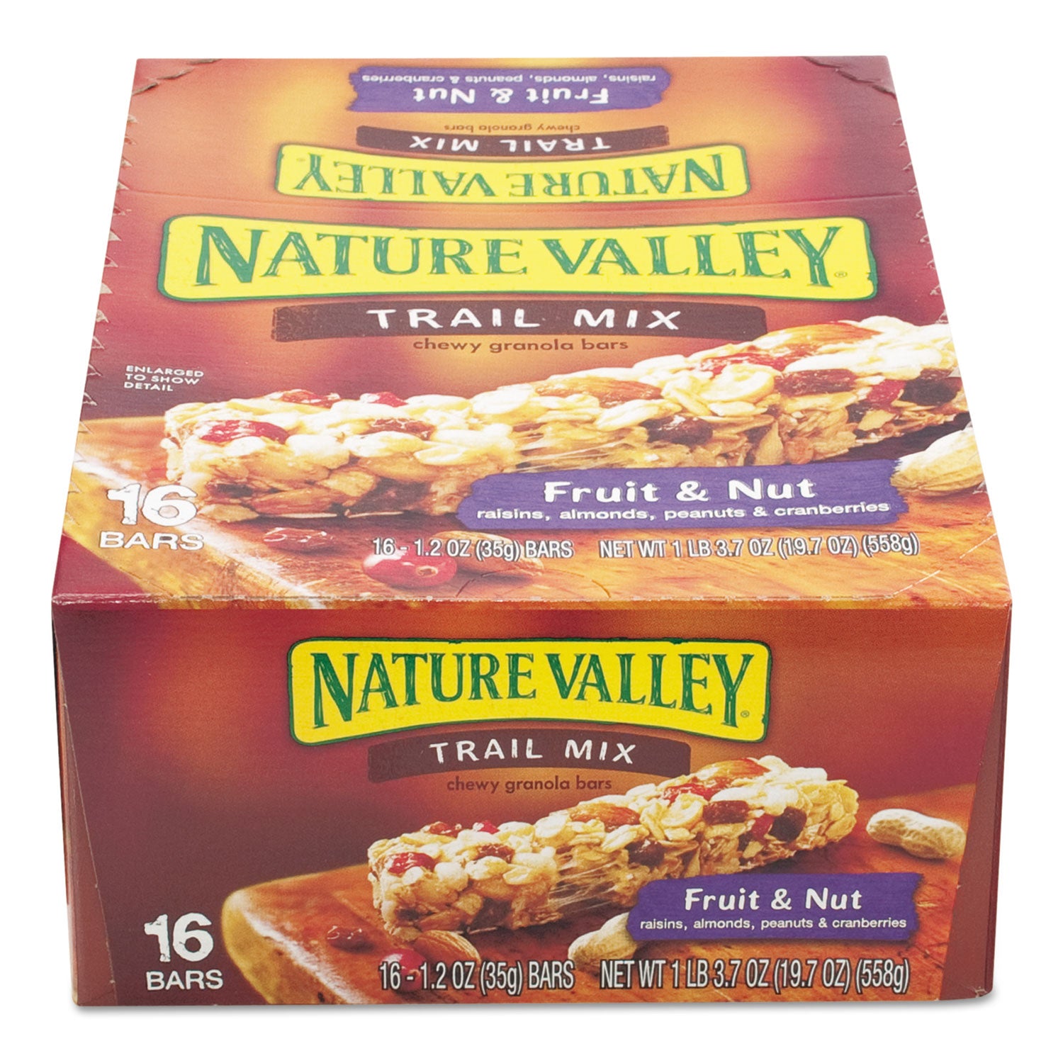 Nature Valley Granola Bars, Chewy Trail Mix Cereal, 1.2 oz Bar, 16/Box (SN1512)