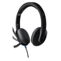 Logitech H540 Binaural Over The Head Corded Headset, Black (981000510)