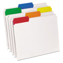 Pendaflex Poly File Folders, 1/3-Cut Tabs: Assorted, Letter Size, Clear, 25/Box (55702)