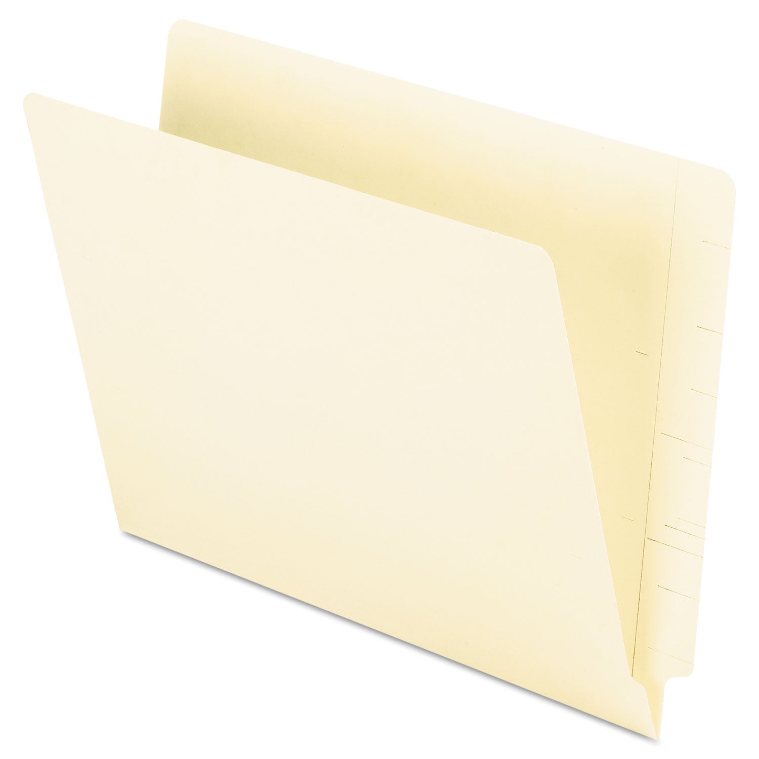 Pendaflex Manila End Tab Folders, 9.5" High Front, Straight 2-Ply Tabs, Letter Size, Manila, 100/Box (H110D)