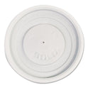 SOLO Polystyrene Vented Hot Cup Lids, Fits 4 oz Cups, White, 100/Pack, 10 Packs/Carton (VL34R0007)