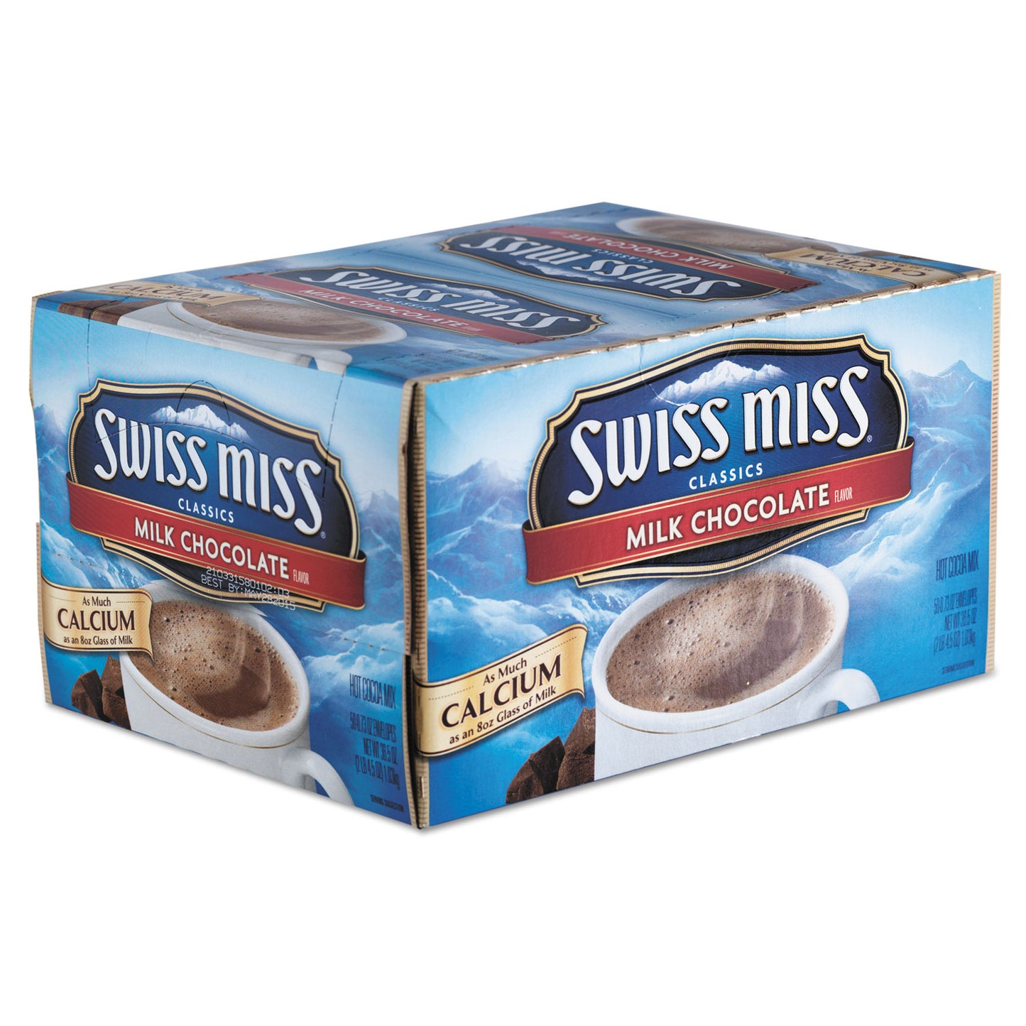Swiss Miss Hot Cocoa Mix, Regular, 0.73 oz. Packets,  50 Packets/Box (47491)