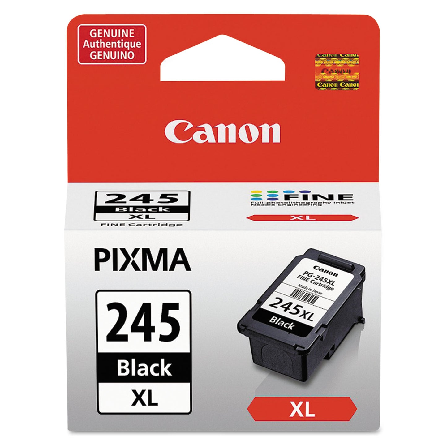 Canon 8278B001 (PG-245XL) ChromaLife100+ High-Yield Ink, 300 Page-Yield, Black