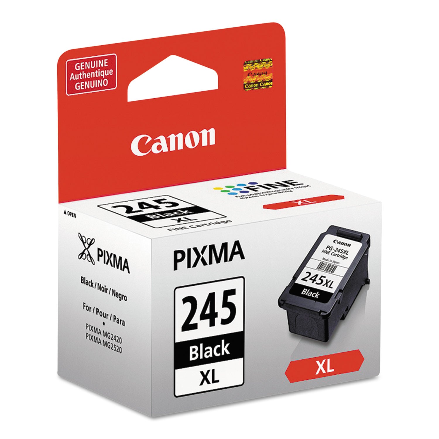 Canon 8278B001 (PG-245XL) ChromaLife100+ High-Yield Ink, 300 Page-Yield, Black