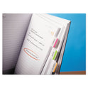 Post-it 1" Lined Tabs, 1/5-Cut, Assorted Bright Colors, 1" Wide, 66/Pack (686LPGO)