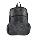 Eastsport Mesh Backpack, Fits Devices Up to 17", Polyester, 12 x 17.5 x 5.5, Black (113960BJBLK)