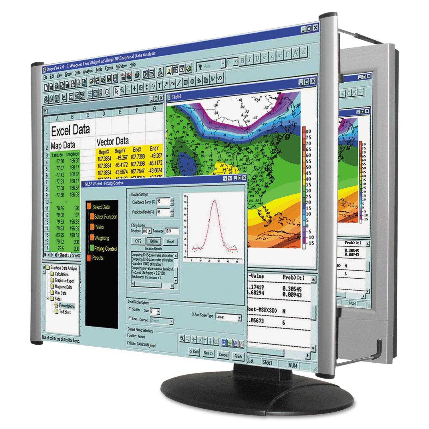 Kantek LCD Monitor Magnifier Filter for 22" Widescreen Flat Panel Monitor, 16:9/16:10 Aspect Ratio (MAG22WL)