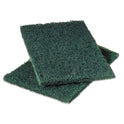 Scotch-Brite Heavy-Duty Scouring Pad 86, 6 x 9, Green, Dozen