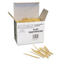 Creativity Street Flat Wood Toothpicks, Natural, 2,500/Pack (369001)