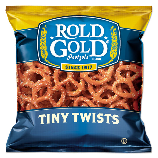 Rold Gold Tiny Twists Pretzels, 1 oz Bag, 88/Carton (32430)