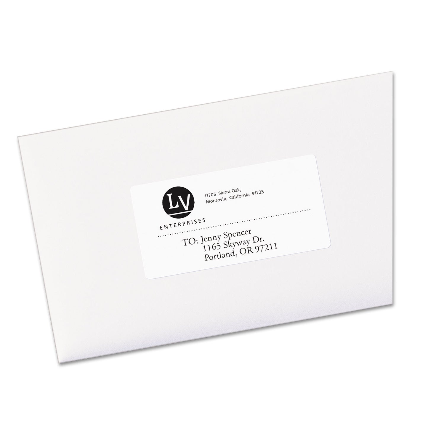 Avery EcoFriendly Mailing Labels, Inkjet/Laser Printers, 2 x 4, White, 10/Sheet, 100 Sheets/Pack (48163)