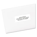 Avery EcoFriendly Mailing Labels, Inkjet/Laser Printers, 1 x 2.63, White, 30/Sheet, 25 Sheets/Pack (48160)