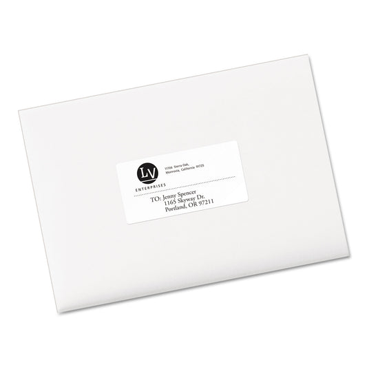 Avery EcoFriendly Mailing Labels, Inkjet/Laser Printers, 2 x 4, White, 10/Sheet, 25 Sheets/Pack (48263)