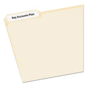 Avery EcoFriendly Permanent File Folder Labels, 0.66 x 3.44, White, 30/Sheet, 50 Sheets/Pack (45366)