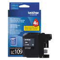 Brother LC109BK Innobella Super High-Yield Ink, 2,400 Page-Yield, Black