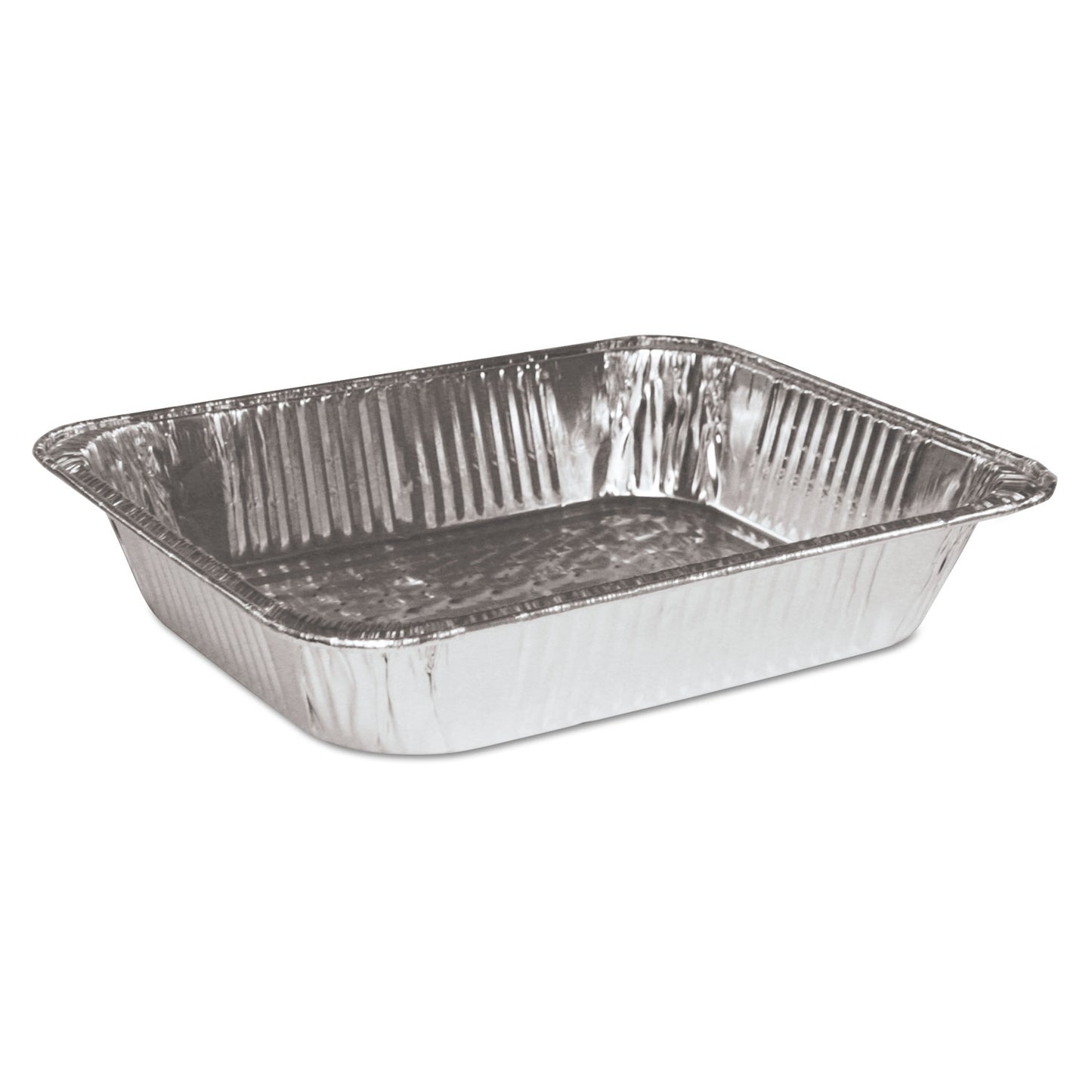 HFA Aluminum Steam Table Pans, Half-Size Deep, 2.56" Deep, 10.38 x 12.75, 100/Carton (32100)