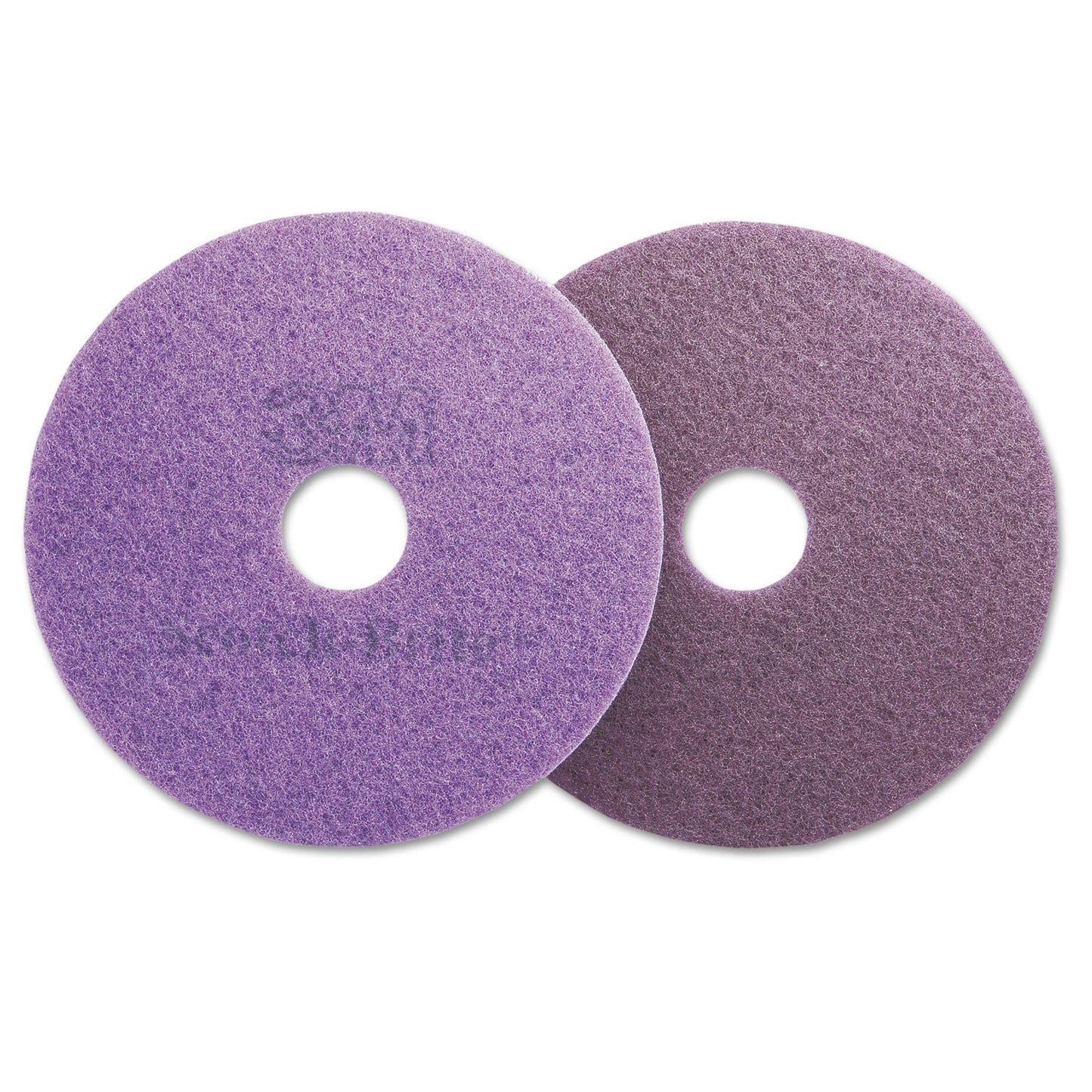 Scotch-Brite Diamond Floor Pads, 20" Diameter, Purple, 5/Carton (08418)