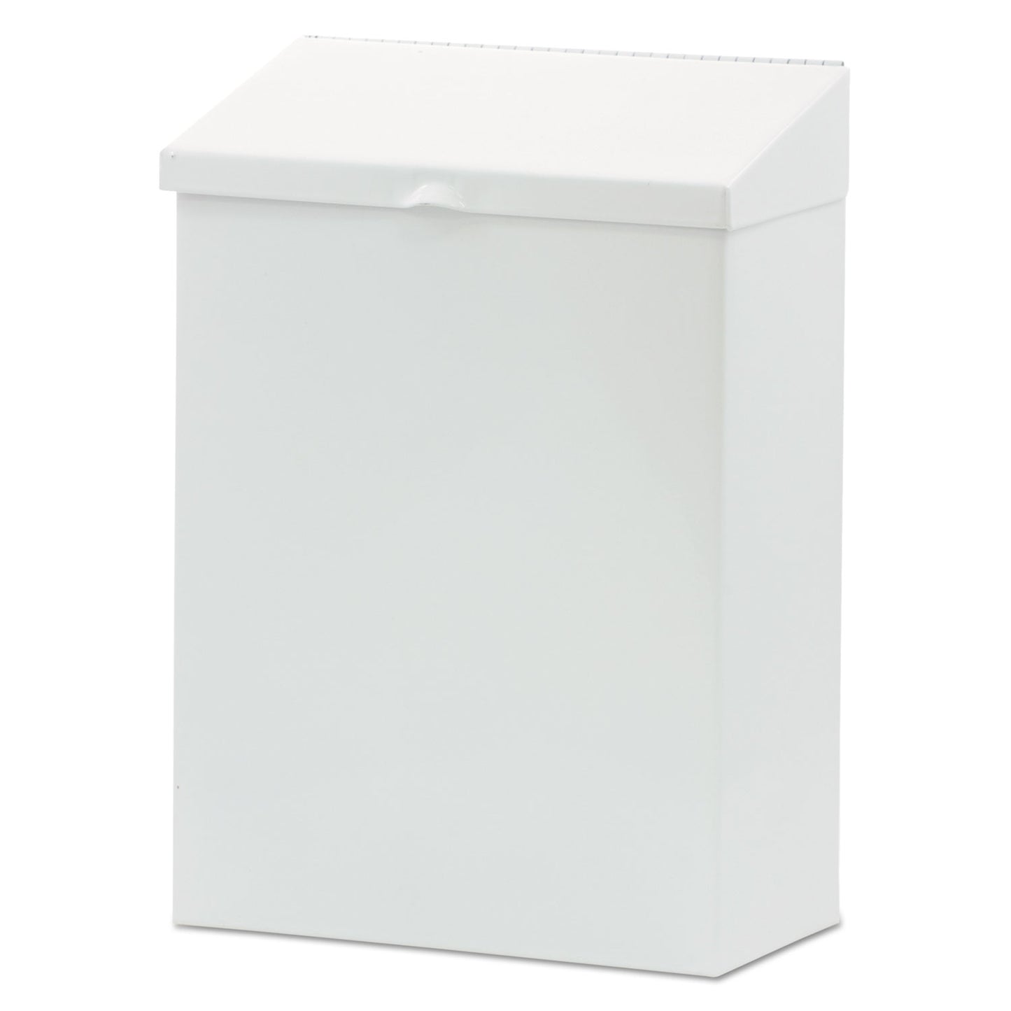 HOSPECO Feminine Hygiene Product Waste Receptacle, Metal, White (ND1W)